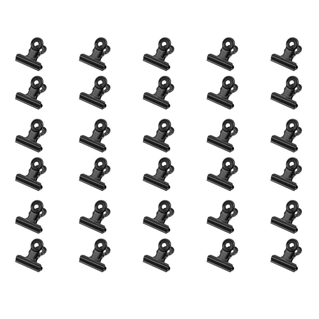 Home Metal Clip Black Small Clip Round Shape Clip Round Head Ticket Clip Photo Clip Turban Clip Scarf Clip