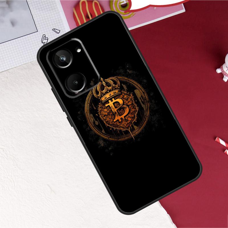 Bitcoin BTC For Realme 14 10 11 12 13 Pro Plus C65 C67 C63 C61 C55 C51 C53 C35 C75 GT6 GT7 15 Pro Case