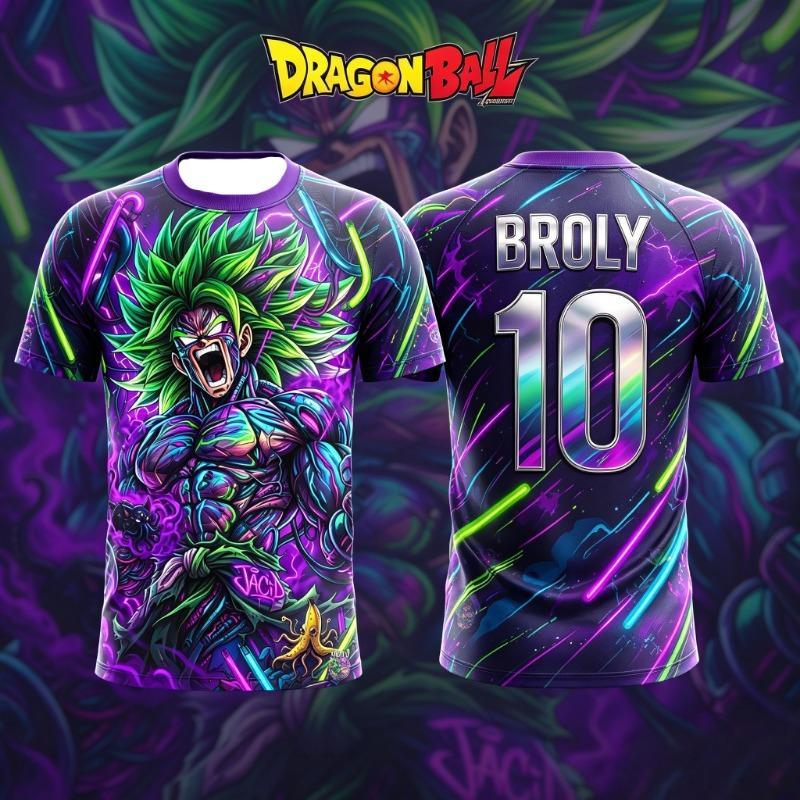 2026 Summer Dragon Ball Super Broly 23 Number 3D Full Print Jersey Tee Oversized Unisex Men Women Kids Dragon Ball Fan Top