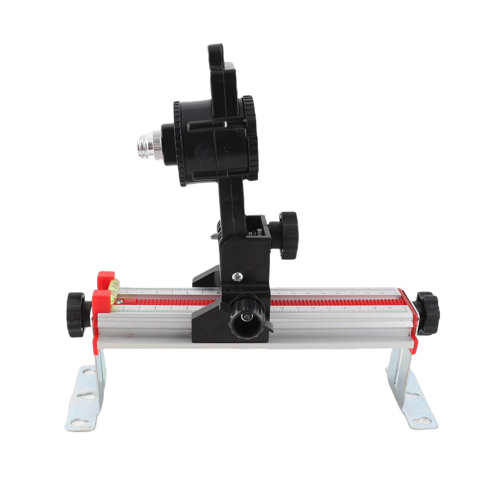 

Стабильное крепление Конструкция из алюминиевого сплава Регулируемый кронштейн для лазерного уровня Аксессуар для лазерного уровня с 1/4 дюйма до 5 разноцветный