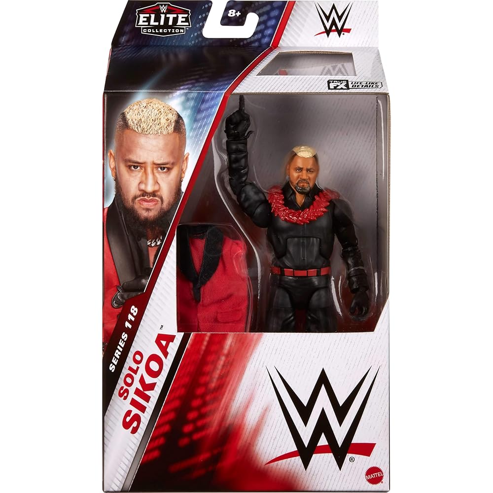 Mattel WWE Elite Solo Sikoa Action Figure 6 Inches Collectible Toy