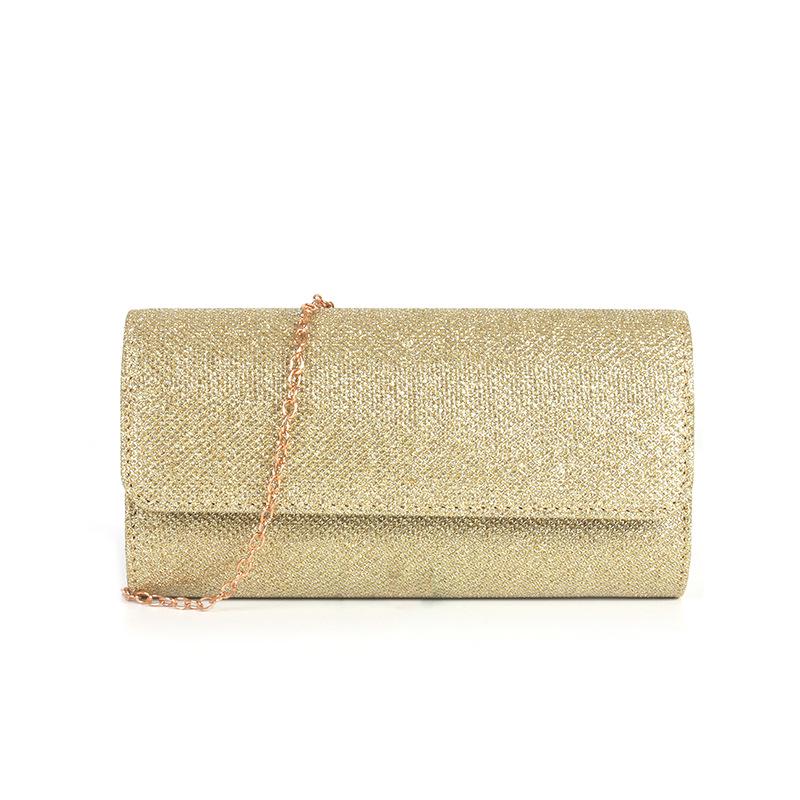 Women's Evening Bag: Handheld or Crossbody with Shiny Stitching Details