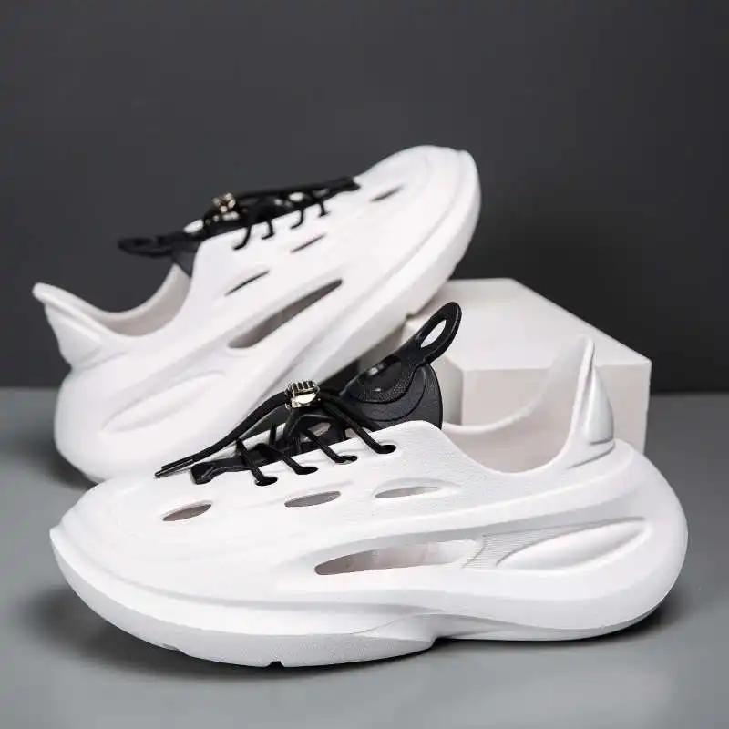 Fashion Round Foot Spring-autumn Green Sport Shoes Therapeutic Men's Colored Sneakers Home Design Bascket High-end Tenid Skor Temis