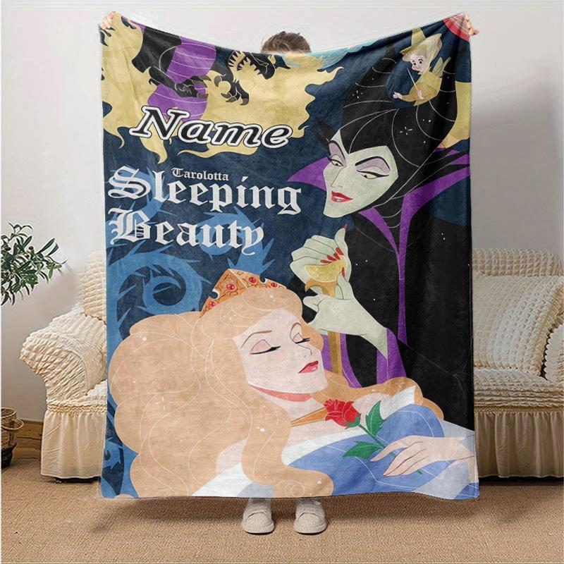 Custom 1pc Maleficent's Tale Blanket, Soft And Comfortable Blanket, Casual Warm, Camping Travel Blanket, Birthday Gift Q910165