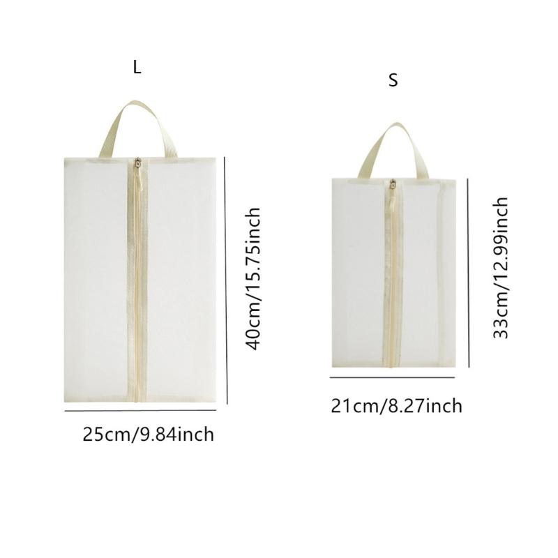 Large Capacity Shoe Organizers Bag Breathable Nylon Fabric For Travel Fitness Gears Storage And Multipurpose Utility