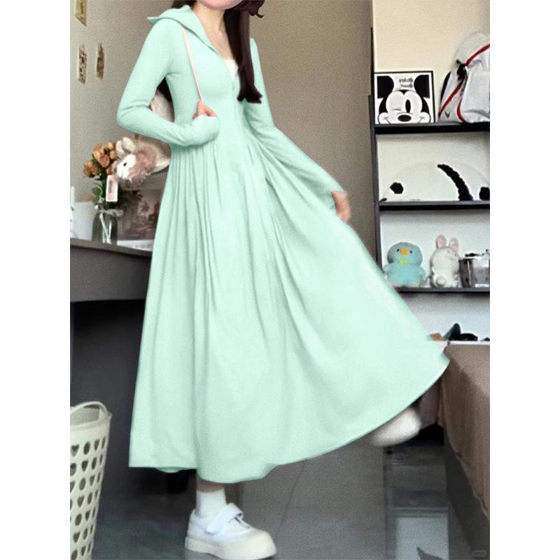 Sunscreen clothes women's long body 1011 new UV protection sunscreen clothes dress waist long skirt thin coat