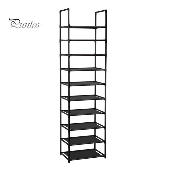 Shoe Rack with Dustproof Cover High Stability Strong Load-bearing Easy Assembly Multi-tier Shoe Cabinet Storage Rack