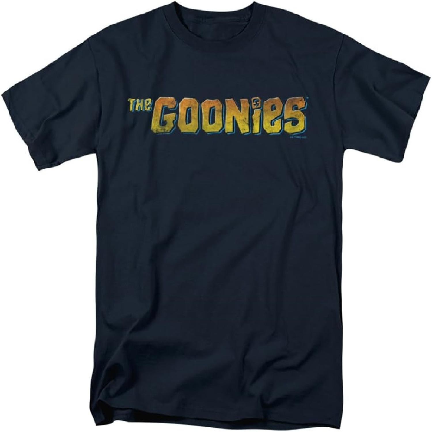 Popfunk Goonies Logo Unisex Adult T-Shirt Navy S