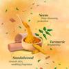 Margo Neem Naturals Soap With Sandalwood & Turmeric For Clear Smooth Skin 100gm X 5N Gentle Cleanser For Radiant Glow