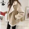 Women's Fashion Casual Autumn Winter Long Sleeve POLO Neck Jackets & Coats