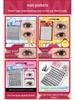 16-Row Matte Round Mink Velvet Manga Style Eyelashes - Natural, Comfortable, Dense, and Manually Bloomed.