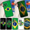 Brazil Brazilian Flag For OnePlus Nord CE 4 3 2 Lite N20 N30 9 10 Pro 8T 9RT 10T 10R 13R 12R 11 12 13 Phone Case
