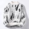 Winter Thickened New Semi-turtleneck Warm White Sweater High Junior High School Boys Bottoming Shirt