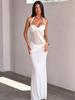 Kardashian Style Sexy Backless Halter Neck Cutout Long Summer Dress.