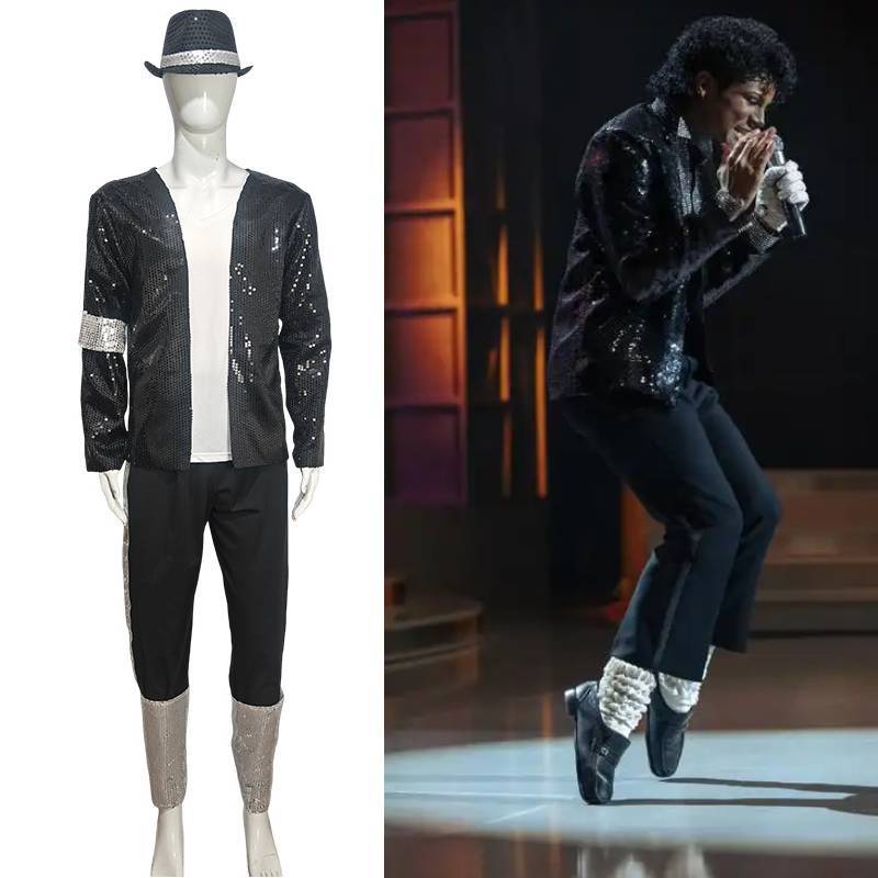 Michael Jackson Performance Costume With Sequined Stage Outfit For Kids And Adults