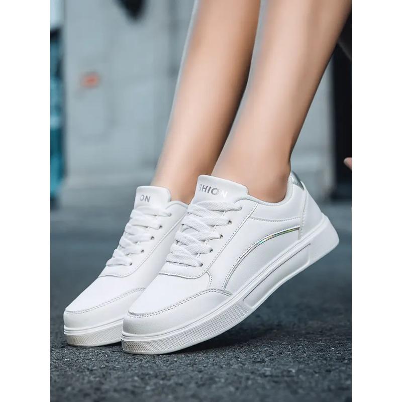 Fashion Fashion Women Casual White Shoes Breathable Spring Trend Versatile Board Shoes Women Platform Lightweight Casual Jogging Sports