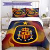 Spain Football Printed Bedding 3 Piece Set Cozy Breathable Bed Cover Set As Housewarming Holiday Gift