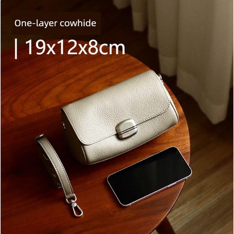 [Clearance Special Offer] First Layer Cowhide Women Bag Genuine Leather Bag Skeleton-Skin