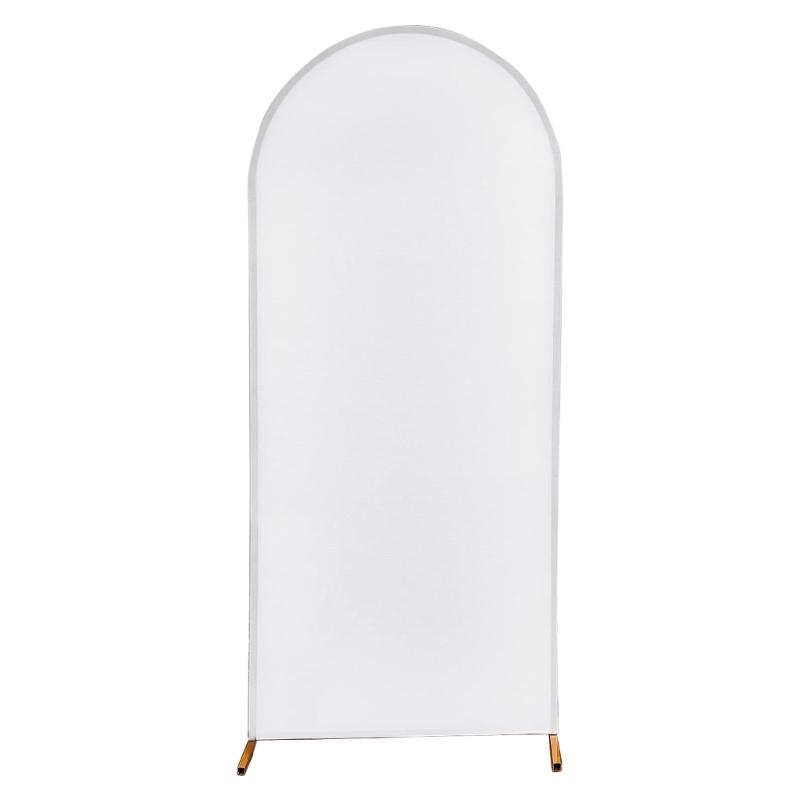Arch Backdrop Background Cover Birthday Party Banquets Decoration for Wedding Double Sided Elastic Arched Fabric 3 Sizes