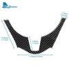 Real Soft Carbon Fiber Sticker For Mazda 3 Axela 2014 2015 2016 LHD RHD Car Steering Wheel Bottom Trim Interior Accessories