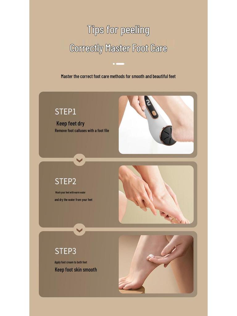 High-Power Electric Foot File & Callus Remover
