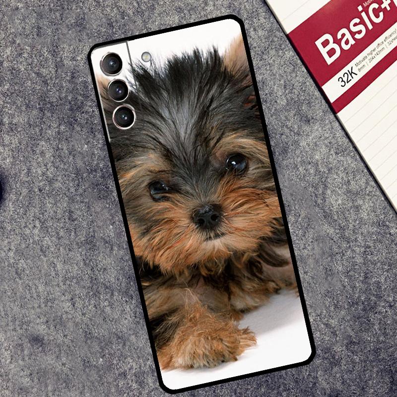 Yorkshire Terrier Dog Puppy Case For Samsung Galaxy S25 Ultra S20 S21 S22 S23 S9 S10 Plus S25 FE S24 Ultra Cover Coque