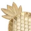 Resin Material Pineapple Serving Tray Gold Color Fruit Serving Plate  Table Decoration