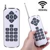 Control Remoto Inalámbrico 433Mhz 18 Botones Código de Aprendizaje 1527 Transmisor RF 1000M para Luz Portón Garaje Motor de Puerta Eléctrica