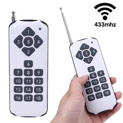 433Mhz Wireless RF Remote Control 1527 Learning Code Wireless Transmitter for Gadget Gate Garage Door 18 Keys