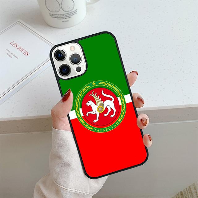 Tatarstan Flag Phone Case For iPhone 17 Air 14 15 16 13 12 Max Cover For Apple 14 15 16 11 Pro Max 6S Plus Coque