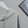 Women's Plus Size Hooded Sweatshirt Korean Style Loose Plaid Patchwork Tops Oversized Casual Autumn Hoodies