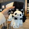 Touchscreen Panda Gloves for Women, Warm Fleece Winter Gloves with Touch Screen Fingers, Cute Animal Design Christmas Gift Idea