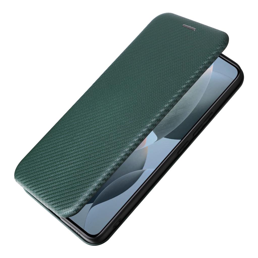 For Xiaomi 14T Case Carbon Fiber Texture Drop-Proof PU Leather Phone Cover