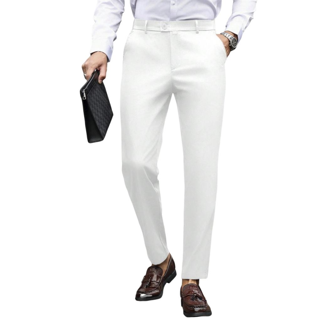 Men's Slim - Fit Dress Pants | Business - Casual Versatile & Stylish