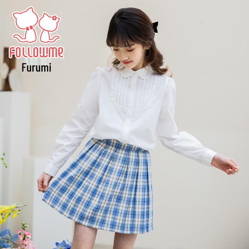 Girls' Long Sleeve Doll Collar Academy Shirt