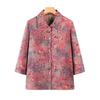 Women's Grandma-Style Two-Piece Set: Three-Quarter Sleeve Top and Pants for Middle-Aged and Elderly, Perfect Summer Outfit