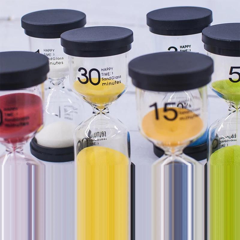 1/3/5/10/15/20 Hourglass Minutes Sand Watch Sandglass Timer Watch Clock Gift Children Kids Gift Sand Timer Hour Home Decoration