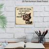 2D Flat - 1pc Vintage Aluminum Metal Sign, Outdoor Decorative Wall Plaque, Styled Like A Retro Tin Sign, with A Sarcastic Message, Tomorrow Will Be