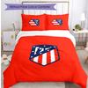 Set Biancheria da Letto 3 Pezzi con Stampa Atletico Madrid Morbido Delicato sulla Pelle Lavabile Copripiumino e Federe Set per Tutte le Stagioni Camera da Letto