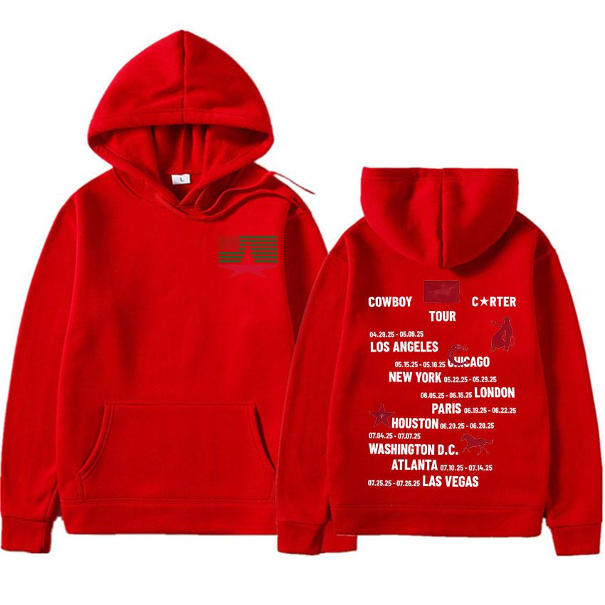 Dámské Mikiny Beyonce Cowboy Carter Tour Módní Vysoce Kvalitní Oversized Pulovry Pánské Dámské Tištěné Na Každý Den