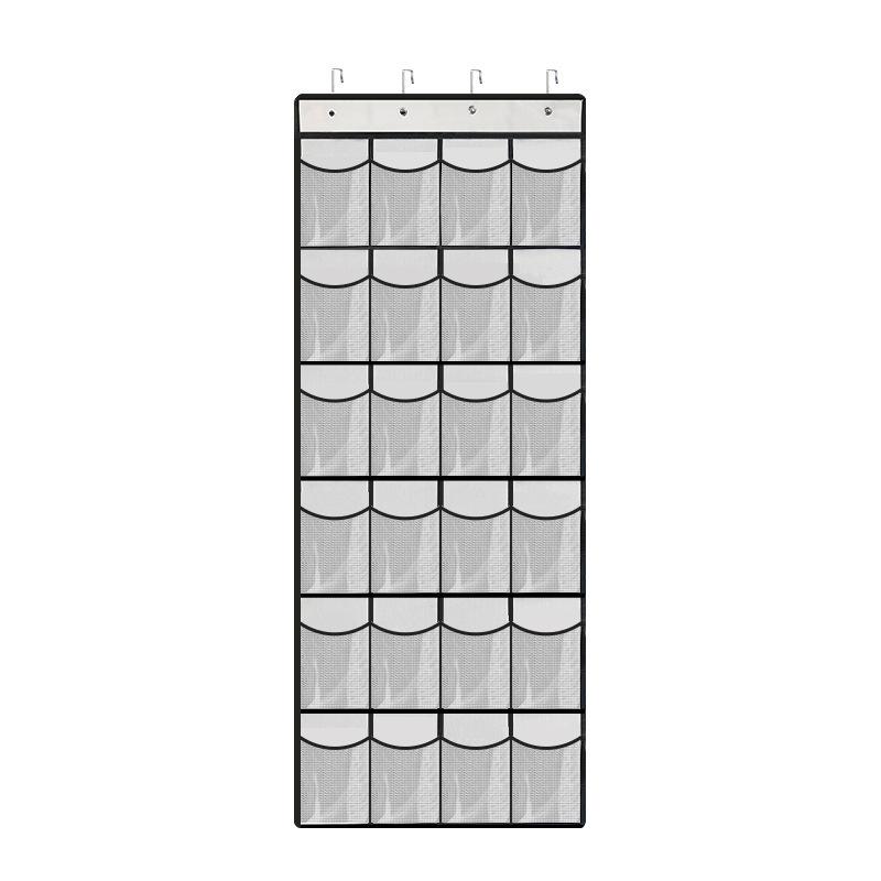 Over The Door Shoe Storage Rack With 24/28 Deep Mesh Pockets, Shoe Storage Bag, Household Storage Organizer For Bedroom, Bathroom, Living Room, Home