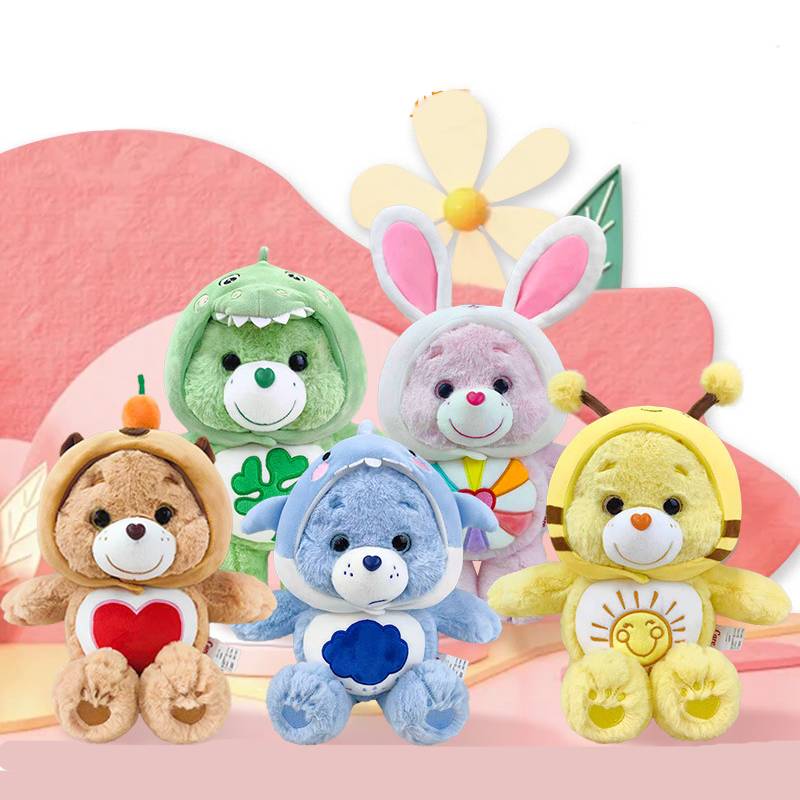Bears Care Plush Toy Cute Rainbow Bear Soft Stuffed Doll Child Companion Doll