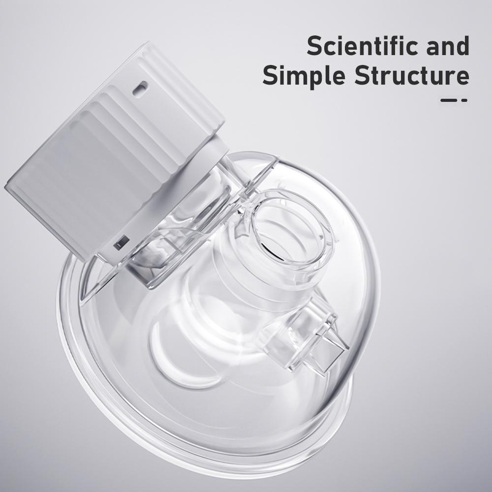 2PCS Hands Free Wearable Invisible Breast Pump Portable Painless Low Noise Electric Feeding Pump