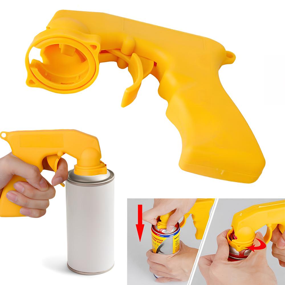Spray Adapter Paint Care Aerosol Film Gun Handle Full Grip Trigger Maintenance Tools Locking Ring Automotive Parts Convenient