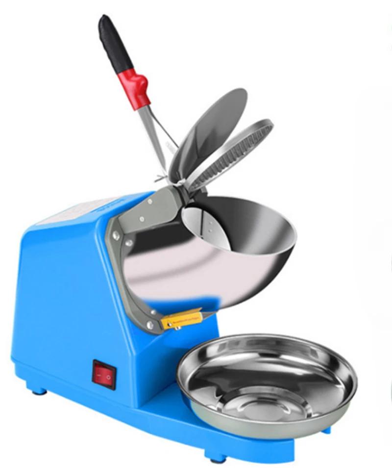 220V  Double Blade Ice Breaker Snow Shaved Ice Milk Tea Shop Household High Power Mixer