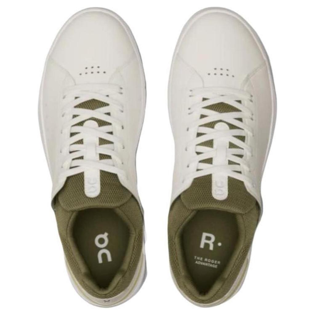 ON The Roger Advantage White Olive Men Sneakers 3MD10641528