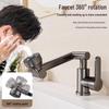 Universal Stainless Steel Rotating Faucet for Kitchen/Bathroom - Hot & Cold Water Multifunction