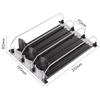 M-Modern-Soda Can Dispenser Beverage Display Rack For Refrigerator With Adjustable Glide - Perfect For Soda, Beer, And Other Bev
