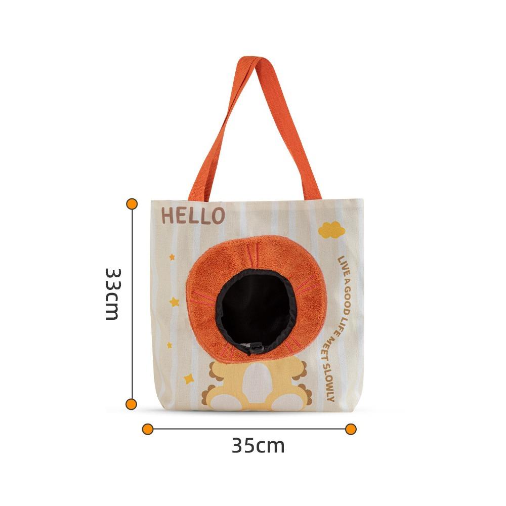 Canvas Material Pet Carrier Bag Portable Pet Carrying Bag Puppy Travel Bag  Pet Handbag