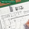 Fortgeschrittenes Zeichenwerkzeug-Set, Zeichenwerkzeuge aus Edelstahl, Präzisions-Geometrie- und CAD-Werkzeuge, Mehrzweck-Set